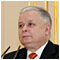 President of the Republic of Poland Lech Kaczynski on official visit in Slovakia