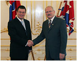 Prezident SR prijal fa rumunskej diplomacie