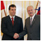 President of the Slovak Republic Received the Prime Minister of the Government of the Republic of Serbia 