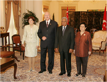 President of the Slovak Republic Met with Representatives of  Singapore 