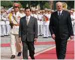 Official Visit of President Gaparovi And His  Wife to Vietnam 