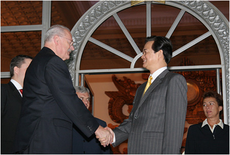 Prezident SR Ivan Gaparovi sa stretol s predsedom vldy Vietnamu