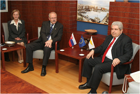 Prezident SR rokoval so fom cyperskho parlamentu