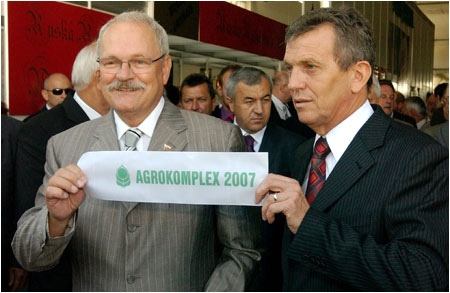 Prezident SR slvnostne otvoril Agrokomplex 2007 v Nitre