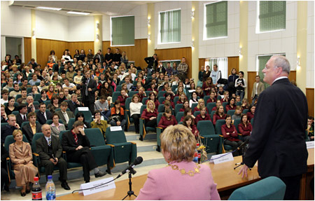 Prezident SR na Univerzite Mateja Bela v Banskej Bystrici