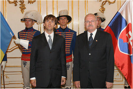 Vevyslanec Andorrskho knieatstva Joan Pujal Laborda odovzdal svoje poverovacie listiny hlave ttu 