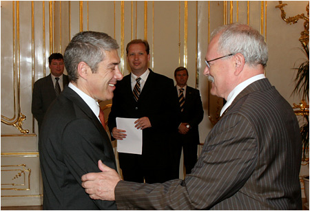 Prezident SR prijal portugalskho premira Josho Scratesa