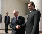 Prezident SR Ivan Gaparovi sa stretol s predsedom Parlamentu Moldavskej republiky