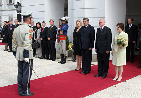 Slovak President Meets Chairman of the Bosnia and Herzegovina Tripartite Presidency, Neboja Radmanovi