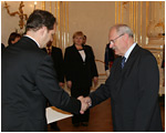 Prezident SR sa stretol s vevyslancom Litovskej republiky Giedriusom Puodiunasom