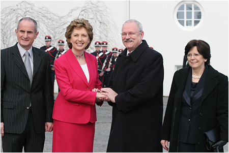 President Ivan Gaparovi is the first Slovak president to pay an official visit to Ireland. 