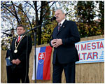 Prezident SR Ivan Gaparovi navtvil slvnos v Poltri 