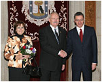 Prezident SR sa stretol s primtorom Madridu  
