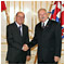 Slovak President Receives the President of the National Assembly of the Republic of Slovenia France Cukjati   [new window]