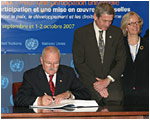 Prezident SR podpsal na pde OSN medzinrodn dohovory