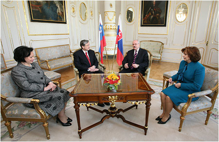 President of Slovenia pays a visit to Slovakia