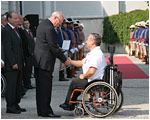 Prezident SR slvnostne odprevadil slovenskch paralympionikov