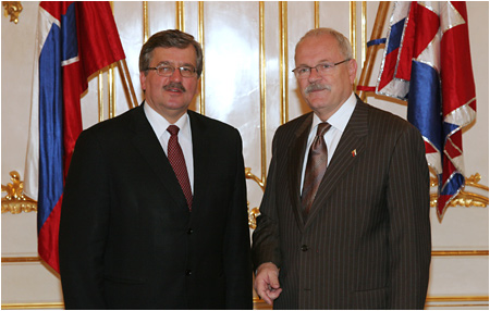 Slovak President receives Marshal of the Sejm of the Republic of Poland 