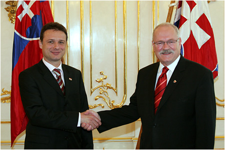 Slovak President Receives Croatian Foreign Minister 