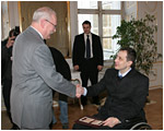 Prezident SR Ivan Gaparovi prijal predstaviteov Slovenskho paralympijskho vboru