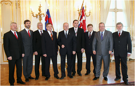 Prezident SR Ivan Gaparovi rokoval s predsedami VC