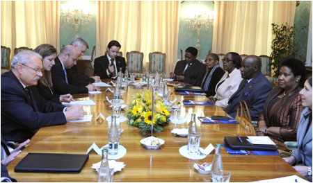 Slovak President Receives the Deputy President of the Republic of South Africa