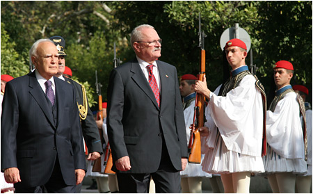 President of the Slovak Republic Ivan Gaparovi pays official visit to the Hellenic Republic