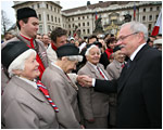 Prezident SR  sa v Prahe stretol s eskm prezidentom Klausom