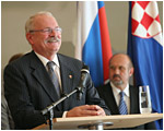 Prezidenti Slovenska a Chorvtska spolone vystpili na slovensko-chorvtskom obchodnom fre v Zhrebe