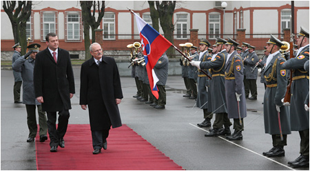 Hlavn velite Ozbrojench sl Slovenskej republiky Ivan Gaparovi na veliteskom zhromaden nelnka Generlneho tbu OS SR