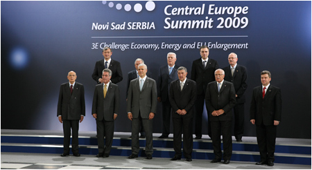 Slovak President Ivan Gaparovi Addressed the Summit of Central European Presidents 