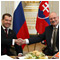 Spolon vyhlsenie prezidenta SR Ivana Gaparovia a prezidenta Ruskej federcie Dmitrija Medvedeva