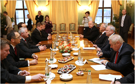 Prezident Ivan Gaparovi sa stretol s predsedami VC