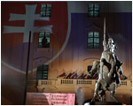 Prezident SR na odhalen sochy kra Svtopluka na Bratislavskom hrade