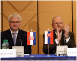 Ivan  Gaparovi vystpil na slovensko-chorvtskom ekonomickom fre
