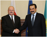 Prezident Ivan Gaparovi sa v Astane stretol s kazaskm predsedom vldy