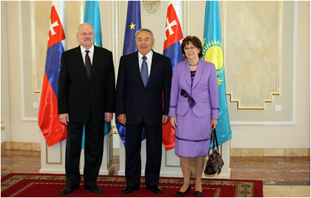 President Ivan Gaparovi Pays Official Visit to Kazakhstan and Kyrgyzstan