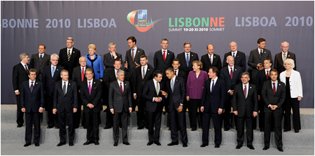 President Ivan Gaparovi at the NATO Summit in Lisbon