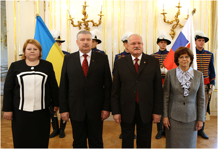 Ukrajinsk vevyslanec odovzdal poverovacie listiny