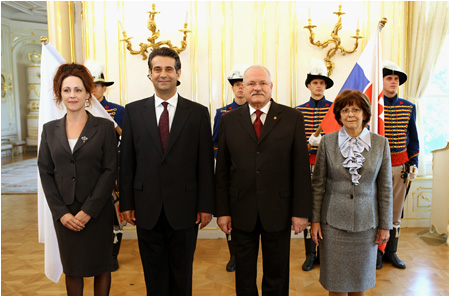 Prezident SR Ivan Gaparovi prevzal poverovacie listiny od vevyslanca Cyperskej republiky