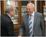 Prezident hovoril o vvoji ekonomiky s guvernrom NBS Jozefom Makchom