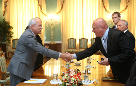 Prezident SR Ivan Gaparovi sa stretol s predstavitemi Matice slovenskej