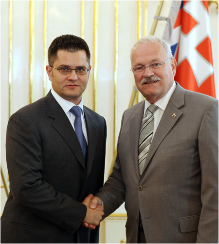 Slovak President Receives Serbian Foreign Minister