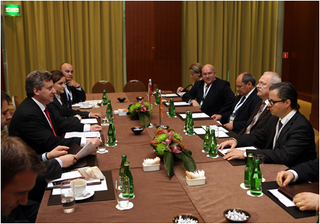 Prezident SR Ivan Gaparovi rokoval s prezidentom Macednskej republiky a s predsedom Predsednctva Bosny a Hercegoviny