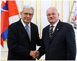Prezident SR prijal bvalho predsedu cyperskho parlamentu Alexisa Galanosa