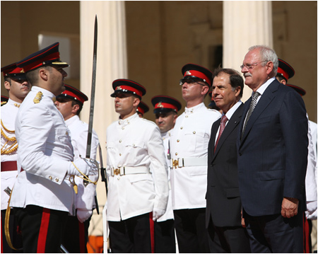 President Ivan Gaparovi Pays an Official Visit to Malta 