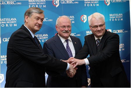 Prezident SR Ivan Gaparovi vystpil na medzinrodnej bezpenostnej konferencii Globsec 2012 
