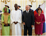 Vevyslanec Gambijskej republiky na nstupnej audiencii u prezidenta SR
