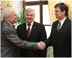 Prezident Ivan Gaparovi prijal predstaviteov odborov