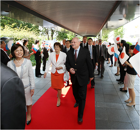 Slovensk prezident na nvteve japonskch miest Osaka a Kjto